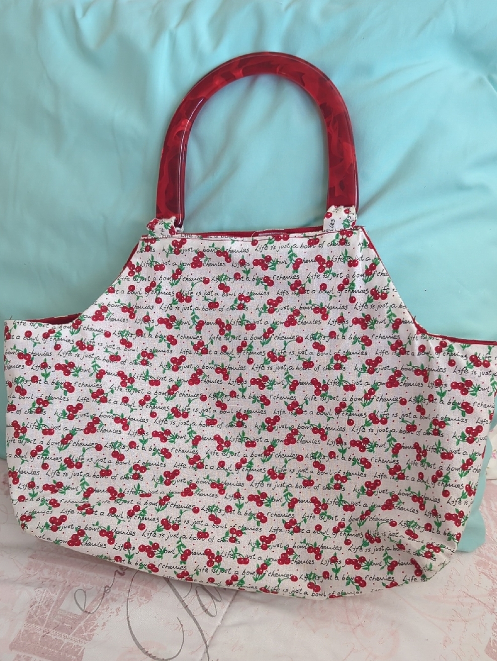 Lug It Bag Life Is Just  A Bowl Of Cherries Purse